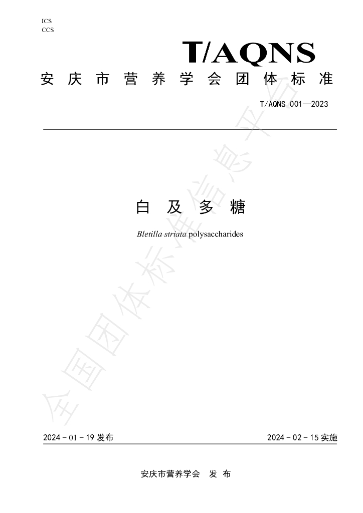 T/AQNS 001-2023 标准预览