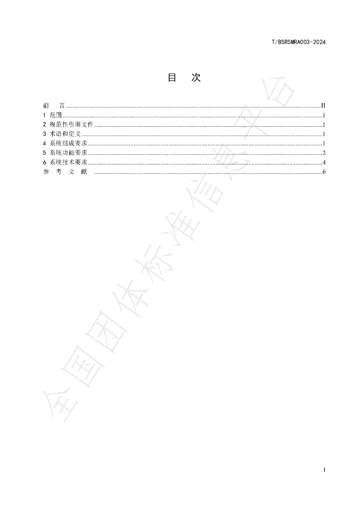 T/BUSRMRA 003-2024 标准预览