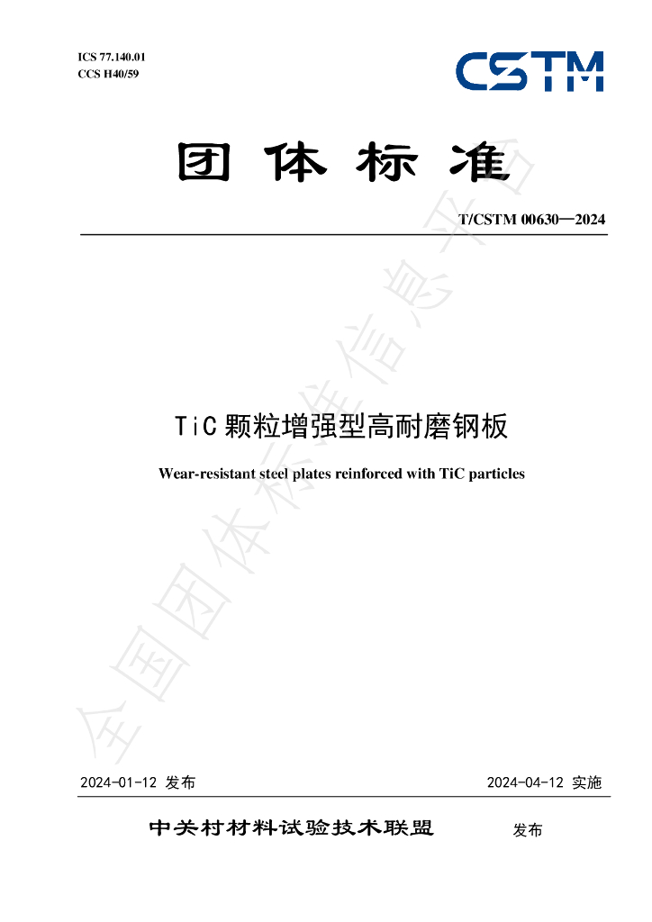 T/CSTM 00630-2024 标准预览