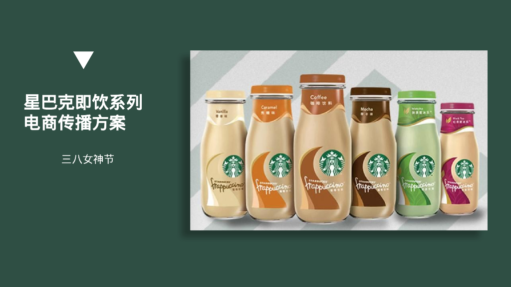星巴克即饮系列电商传播方案-三八女神节
