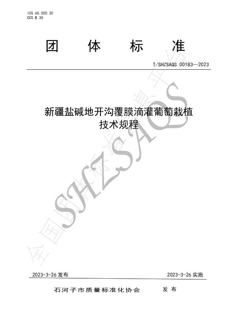 T/SHZSAQS 00183-2023 标准预览