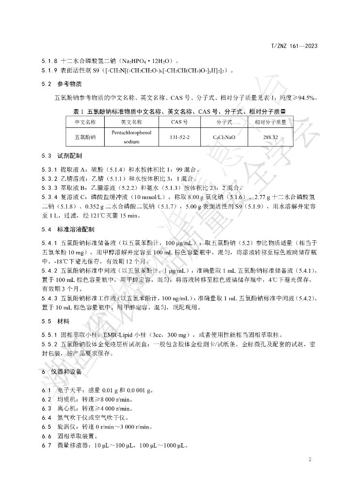T/ZNZ 161-2023 标准预览