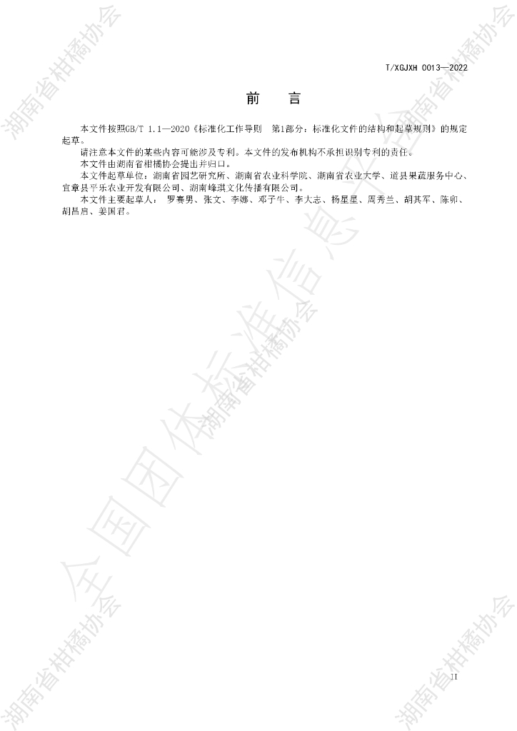 T/HNSGJXH 0013-2022 标准预览