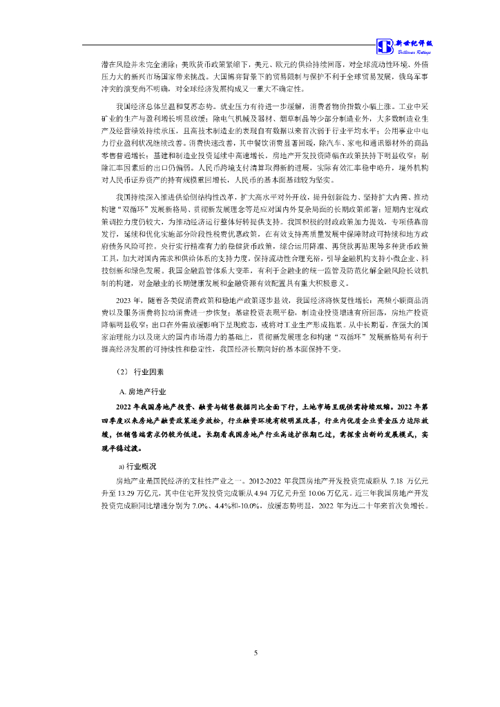 新世纪：广州珠江实业集团有限公司主体信用评级报告及跟踪评级安排_第6页