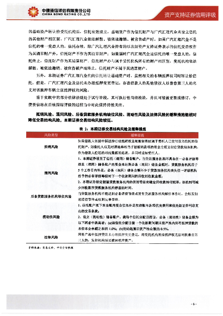 中债资信：汇聚融2024年第一期个人汽车抵押贷款绿色资产支持证券信用评级报告_第7页