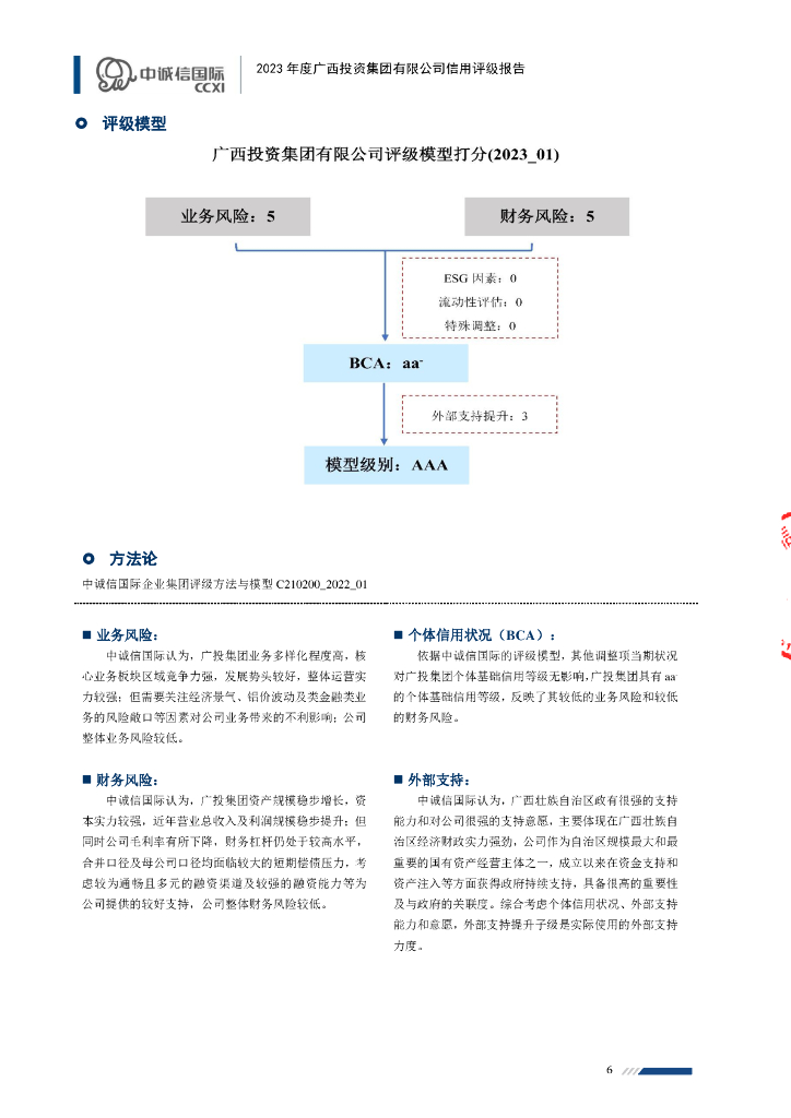 中诚信：2023年度广西投资集团有限公司信用评级报告_第6页