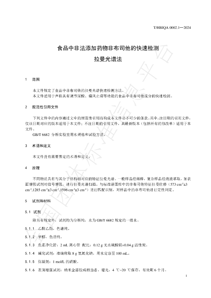 T/HBIQA 0002.1-2024 标准预览