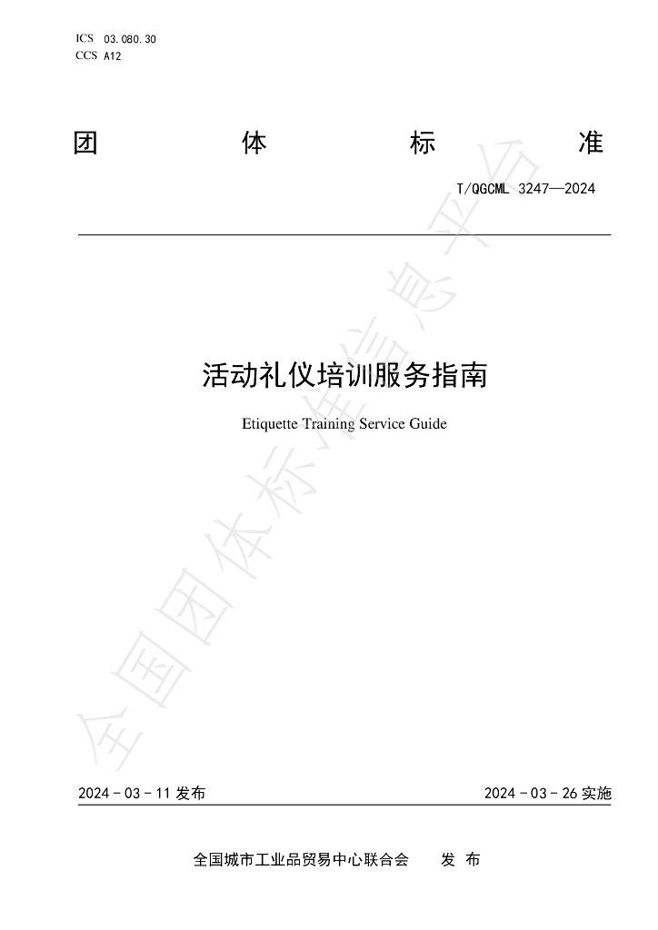 T/QGCML 3247-2024 标准预览