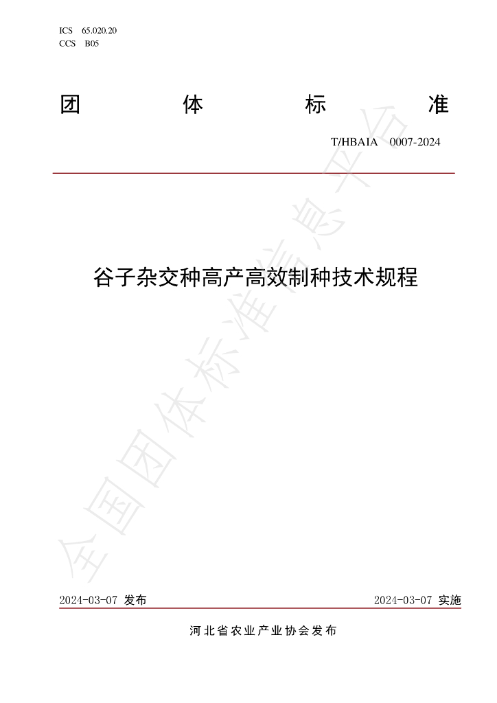 T/HBAIA 0007-2024 标准预览