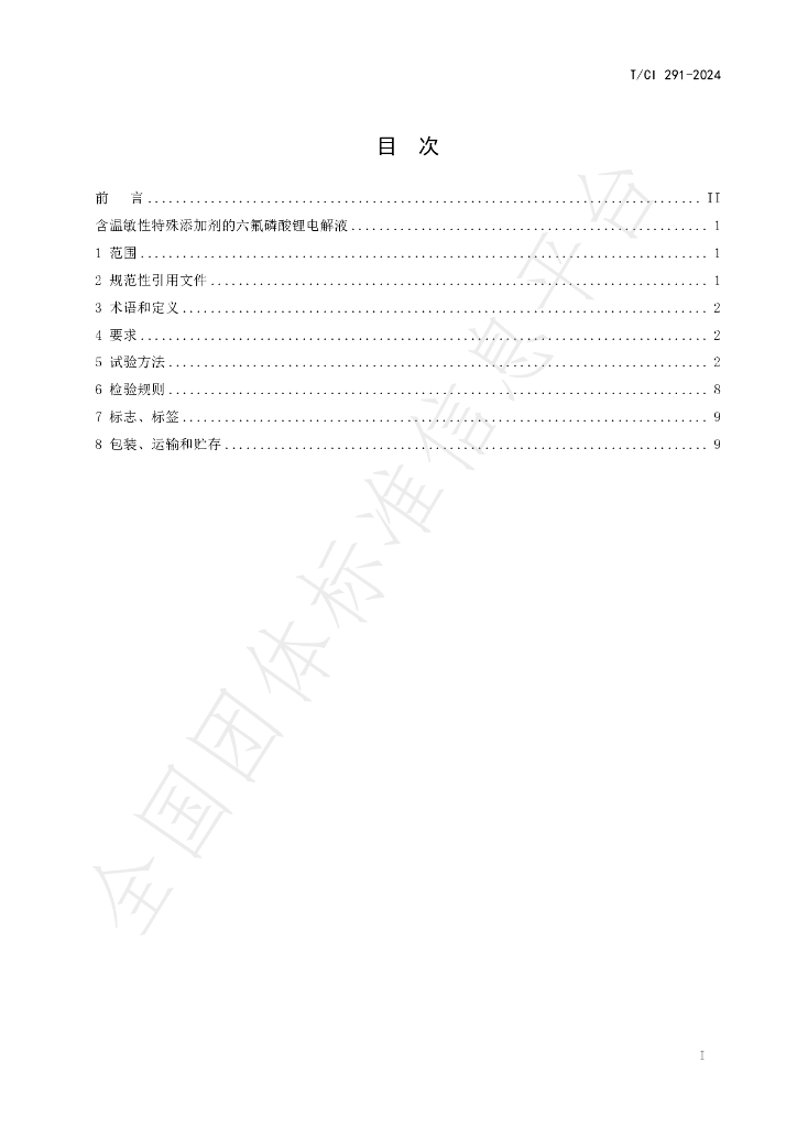 T/CI 291-2024 标准预览
