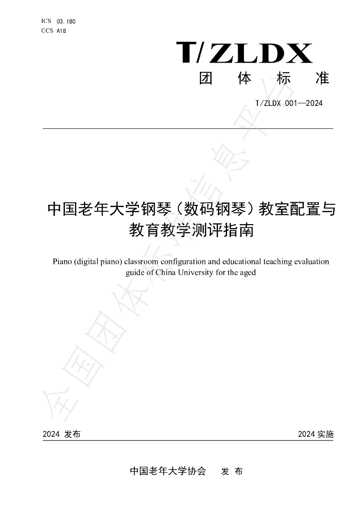 T/ZLDX 001-2024 标准预览