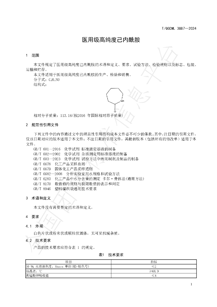 T/QGCML 3887-2024 标准预览