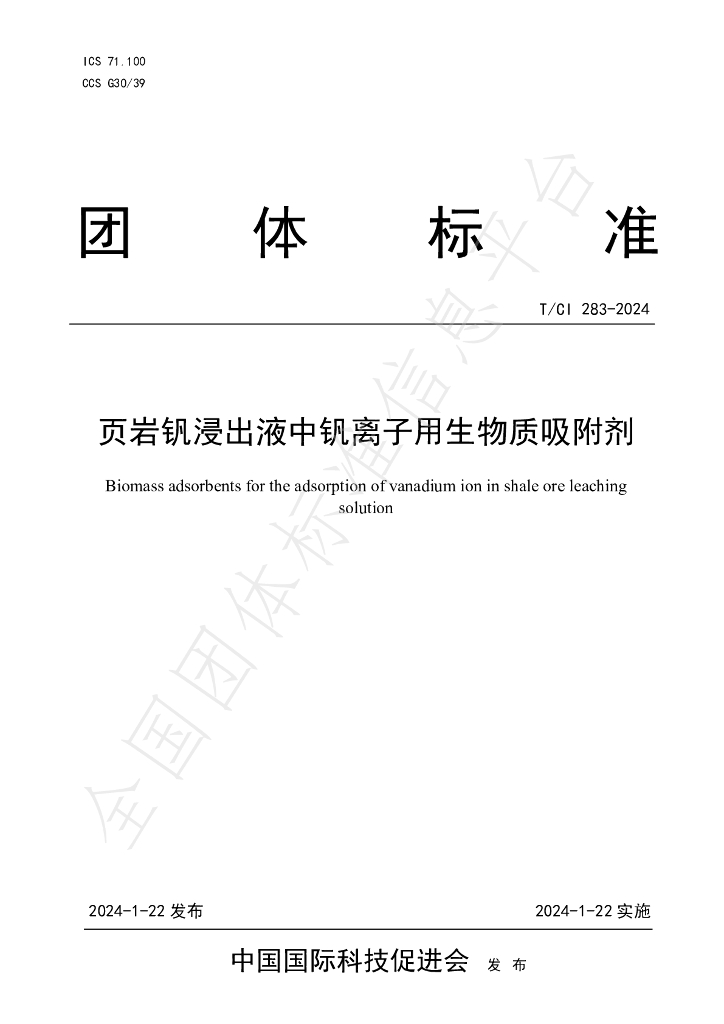T/CI 283-2024 标准预览