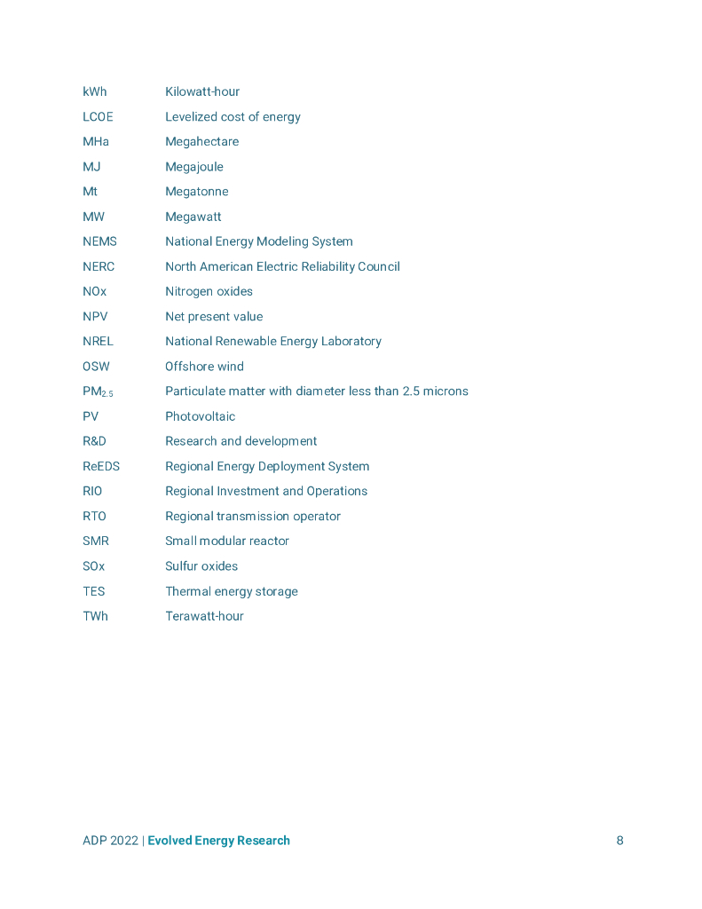 进化的能源研究：美国碳中和路径2022年度脱碳展望​报告（英文版）_第8页