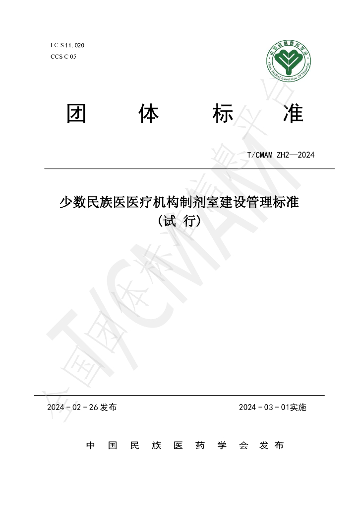 T/CMAM ZH2-2024 标准预览