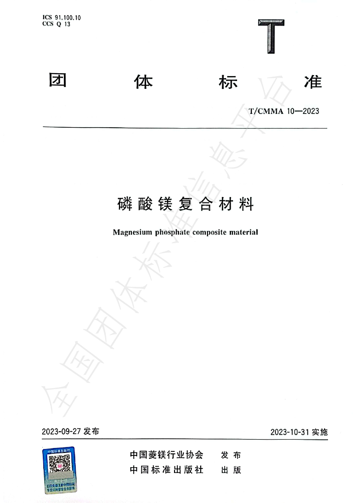 T/CMMA 10-2023 标准预览
