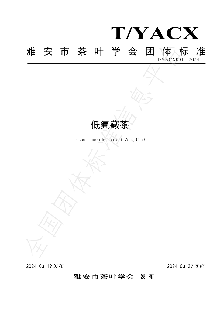 T/YACX 001-2024 标准预览