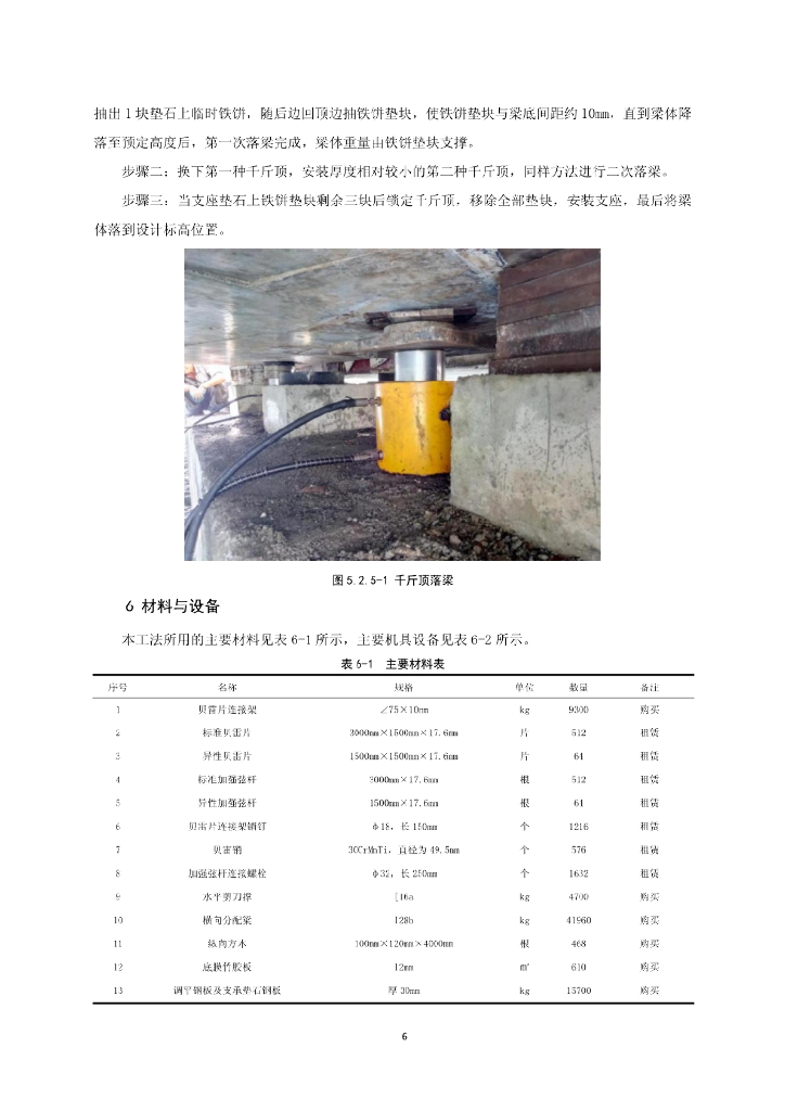 高位现浇千斤顶落梁施工工法_第6页