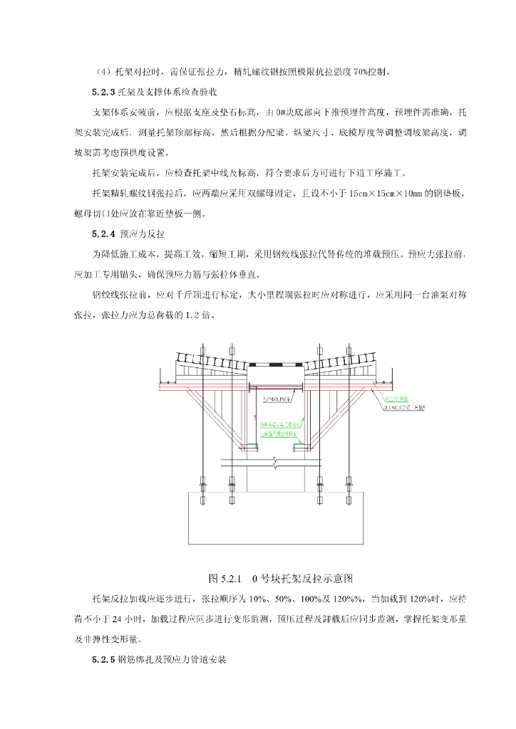 连续梁0号块对拉铰接托架施工工法12页_第7页