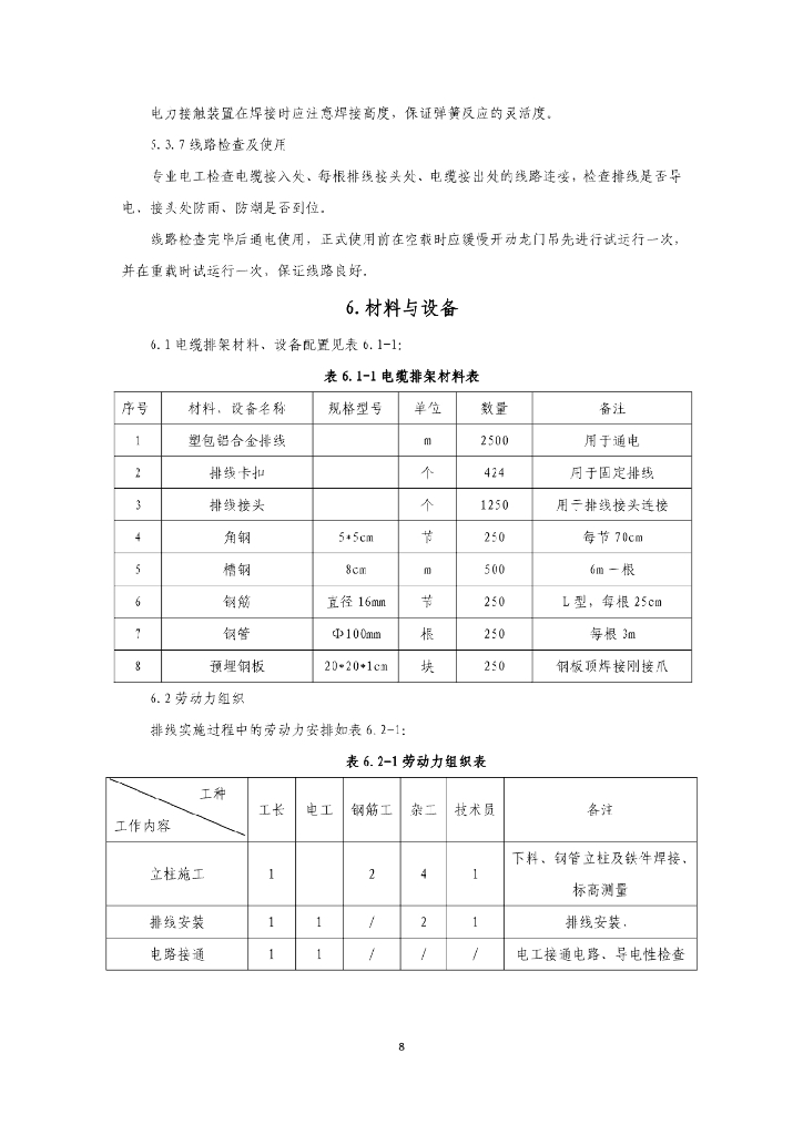 龙门吊电缆排架法供电工法11页_第8页