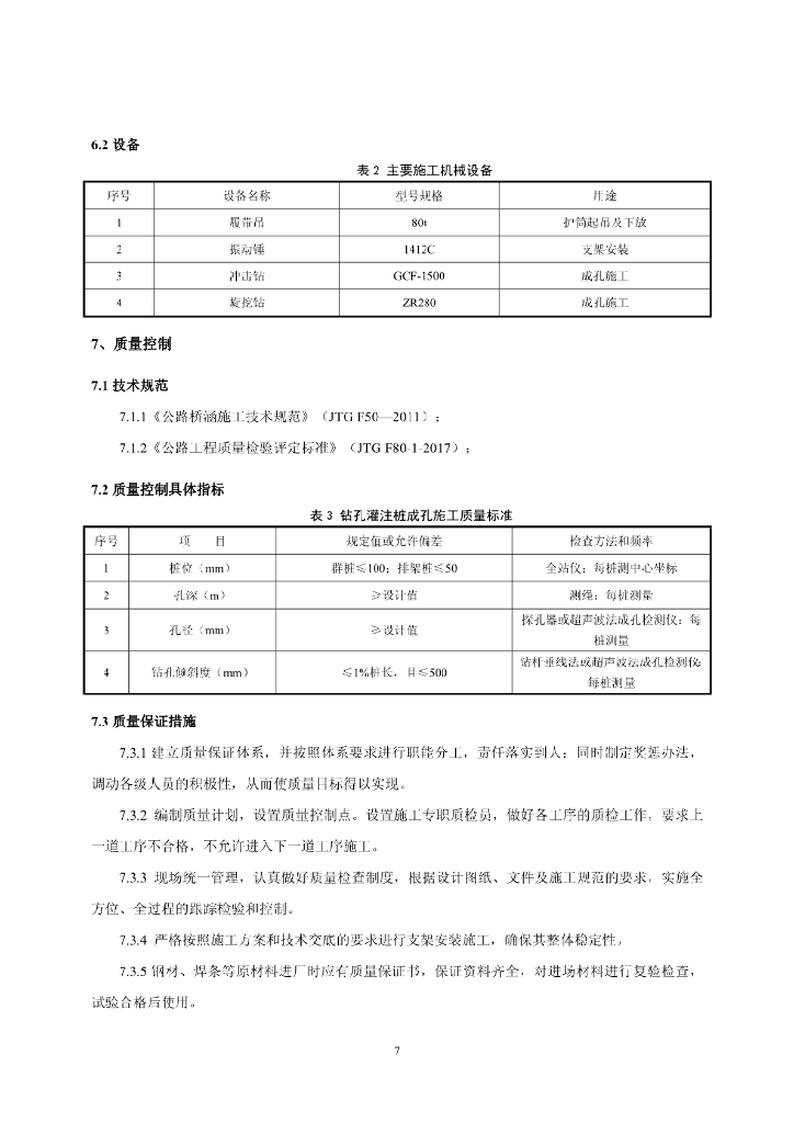 灌注桩全护筒+旋挖钻+冲击钻组合成孔工法_第9页