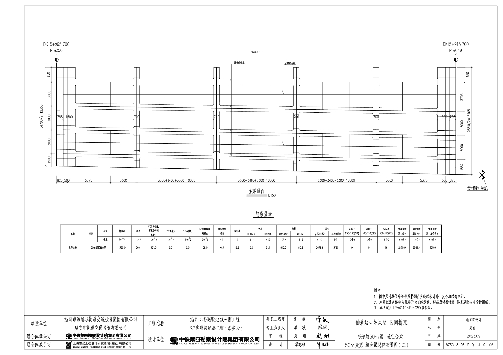 50m钢砼组合梁桥施工图PDF_第7页
