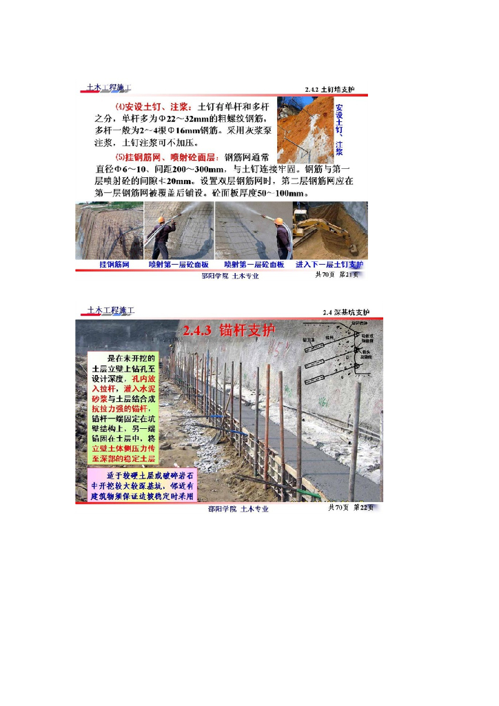 图解边坡支护工程施工与基坑的支护_第9页