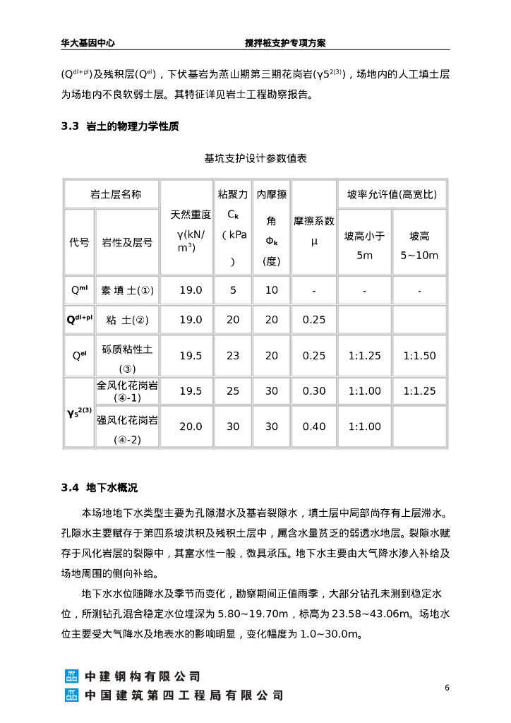 房建项目搅拌桩支护专项方案（28P）_第6页