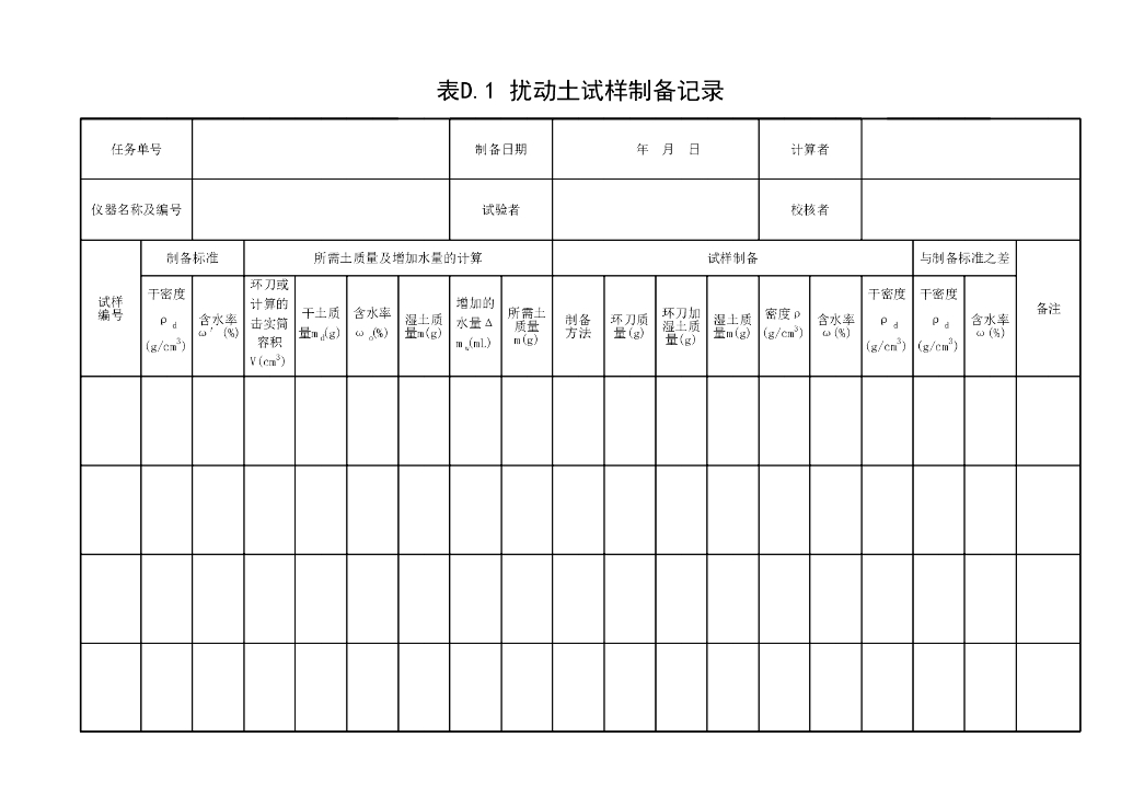水利水电工程土工试验方法标准113P