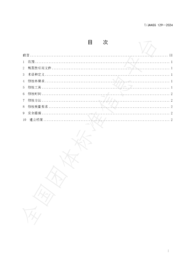 T/JAASS 129-2024 标准预览