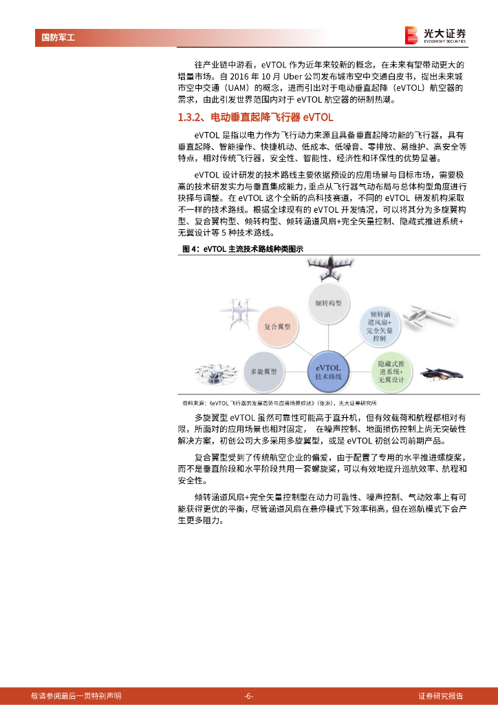 光大证券：国防军工行业低空经济专题系列报告一：新质生产力汇集，共创低空新经济形态_第6页