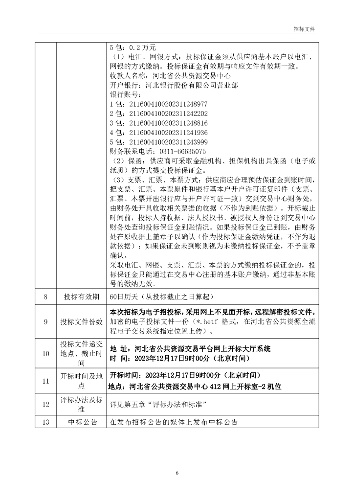智慧矿山-河北省金属非金属矿山安全风险监测预警平台项目招标文件_第6页