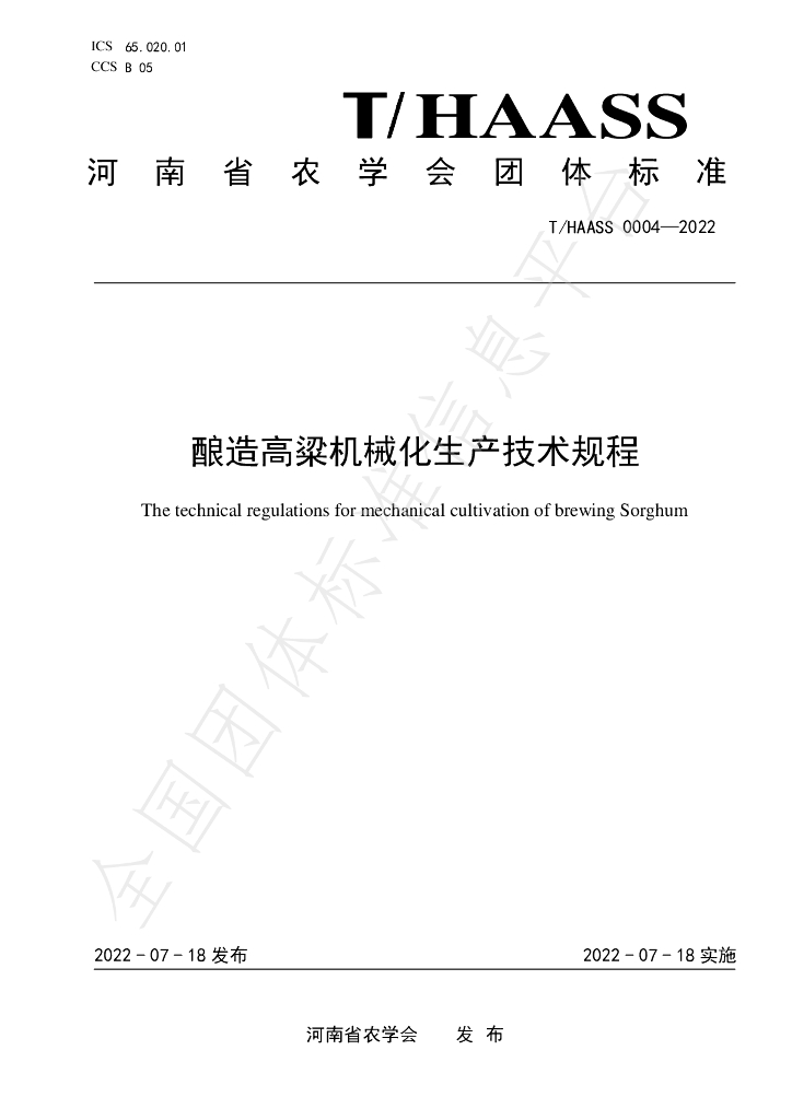 T/HAASS 0004-2022 标准预览