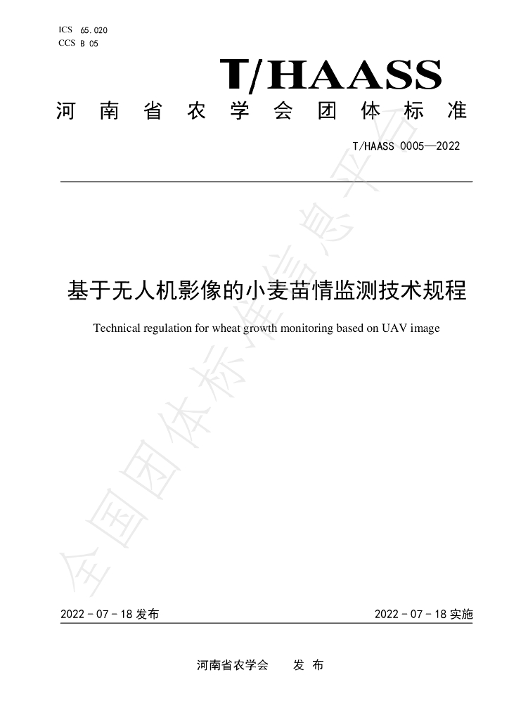 T/HAASS 0005-2022 标准预览