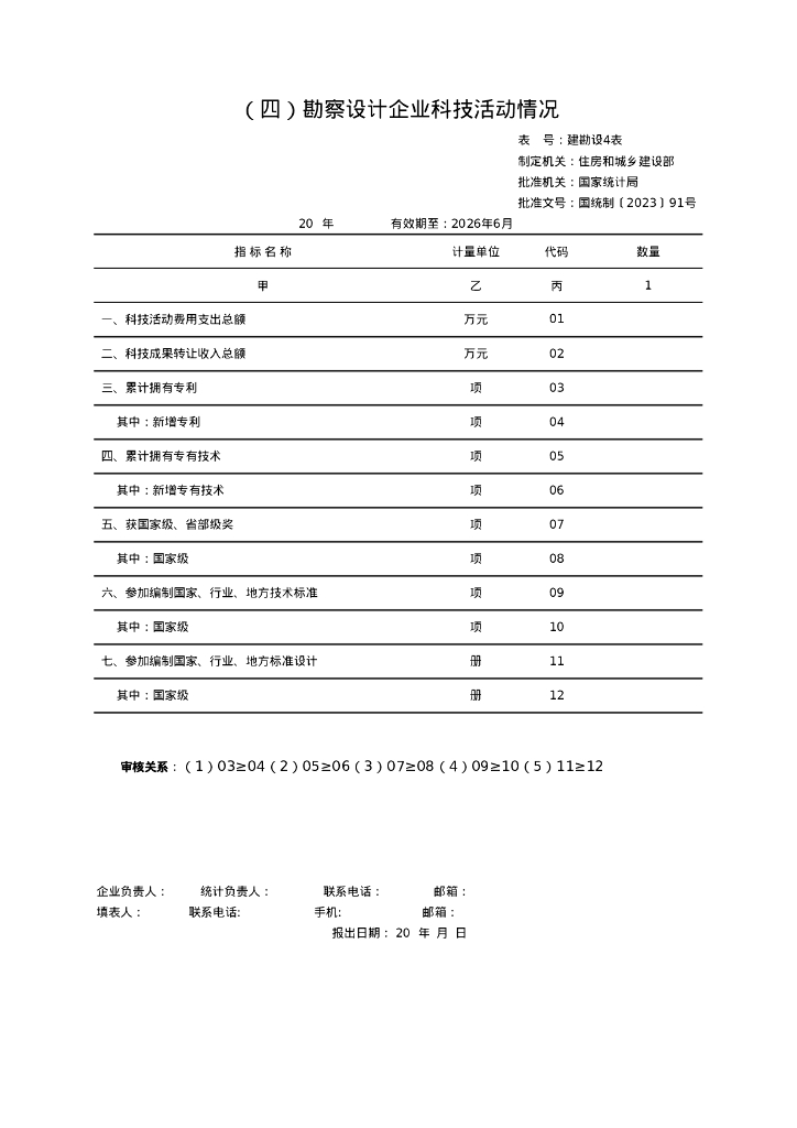 工程勘察设计统计调查制度（2023年）_第10页