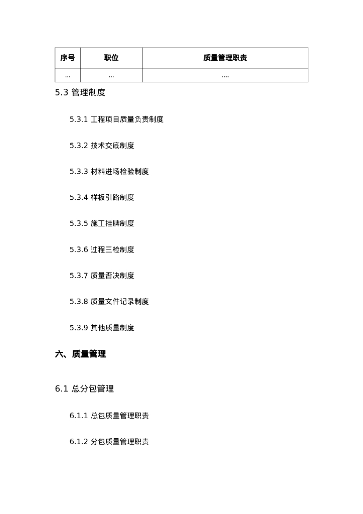 中建项目质量策划书示范文本_第9页