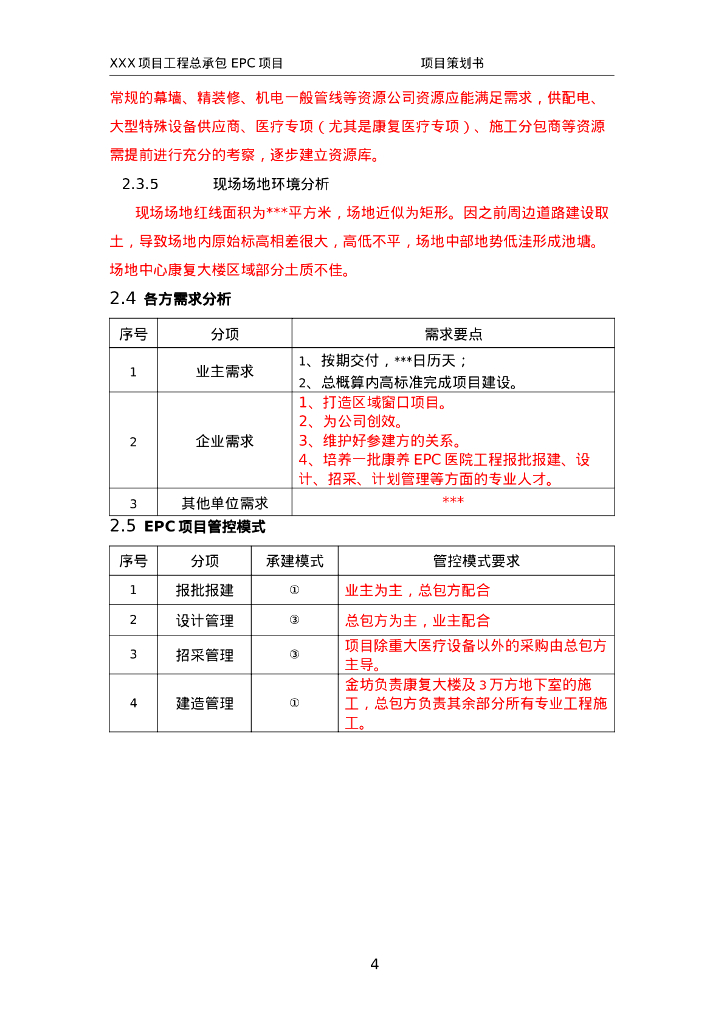 中建医疗类EPC项目策划书示例文本_第8页