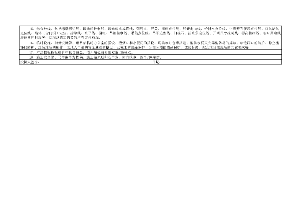 精装修工程瓦、木、油工劳务费用指导价_第10页