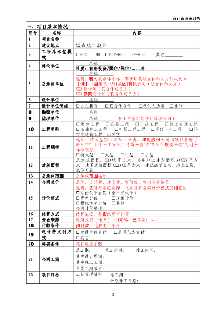 中建设计管理策划书模板_第6页