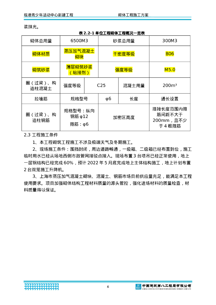中建活动中心新建工程砌体施工方案（2022年）_第7页