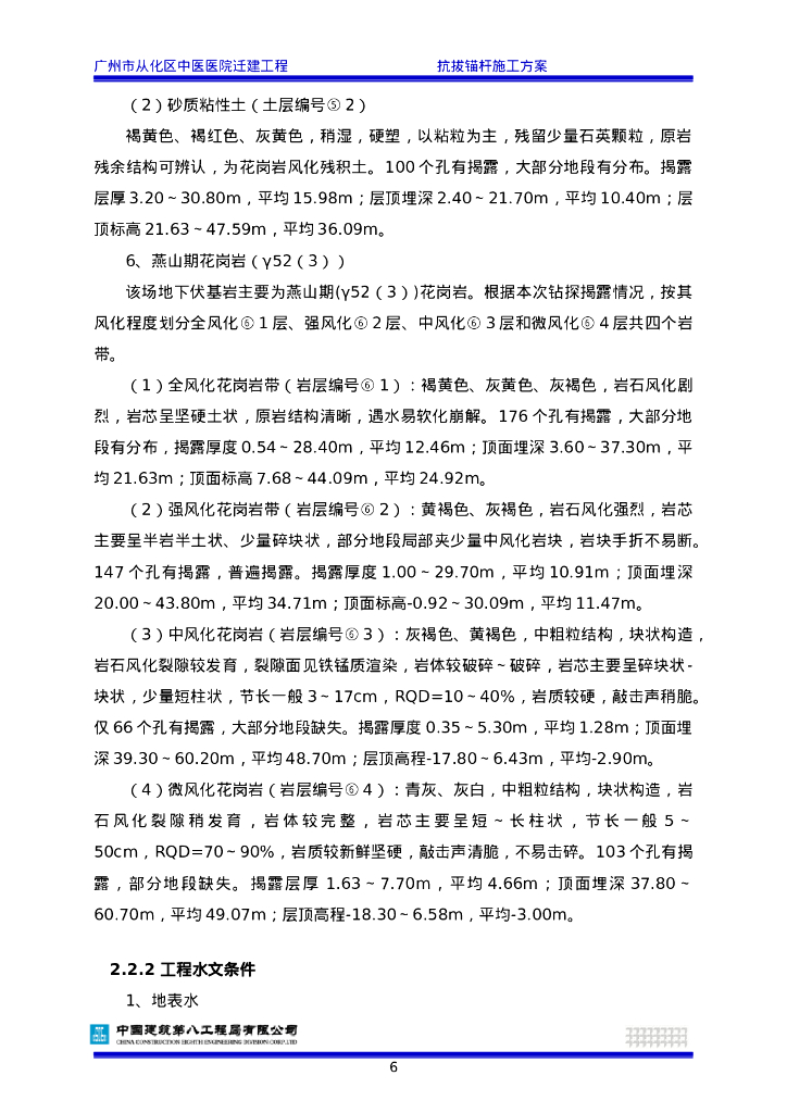 中医医院迁建工程抗浮锚杆施工方案_第8页