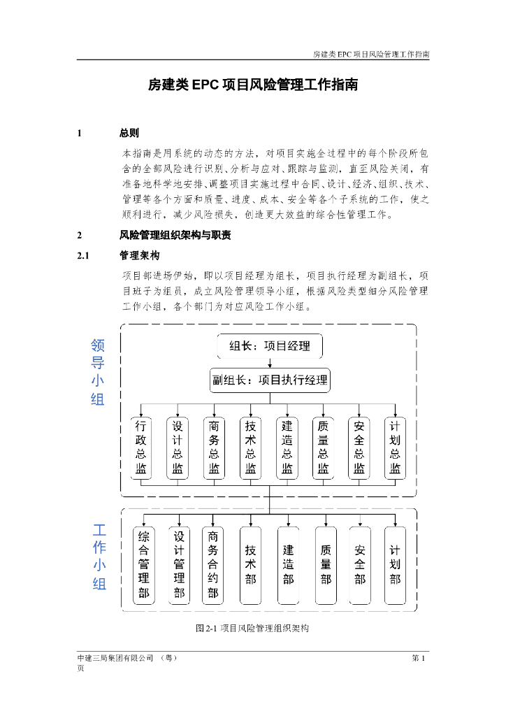 中建房建类EPC项目风险管理工作指南_第7页