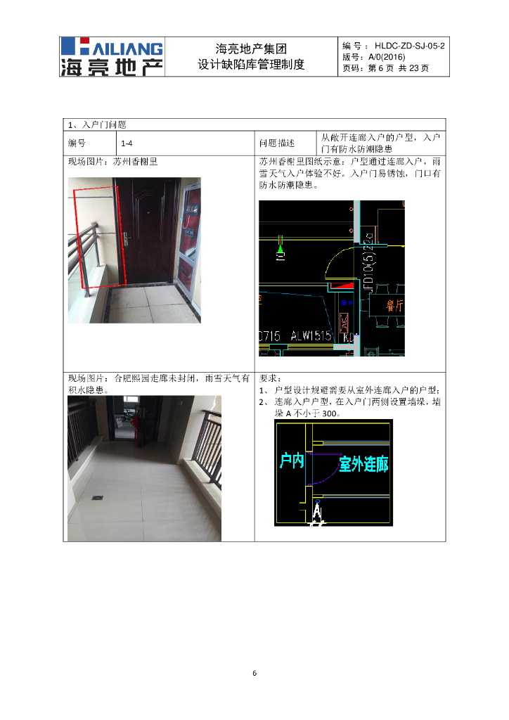 房地产集团设计缺陷库管理制度_第6页
