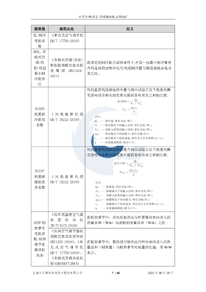 【暖通】设备能效限定值及能效等级_第7页