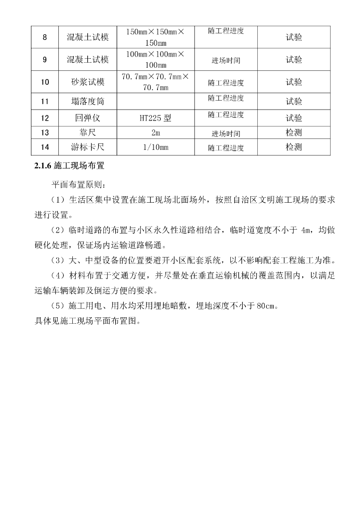 某住宅工程处施工组织总设计_第10页