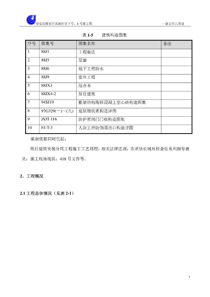 【北京】某东区高教住宅小区7号楼施组设计_第7页