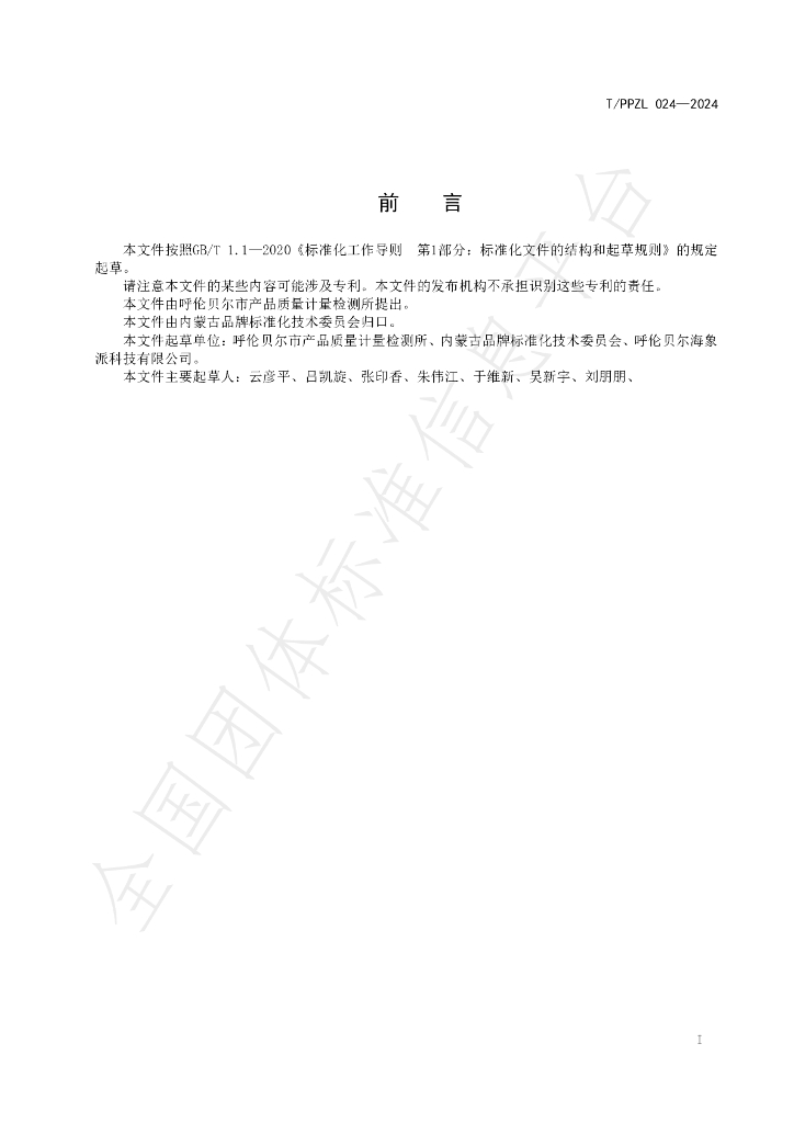 T/PPZL 024-2024 标准预览