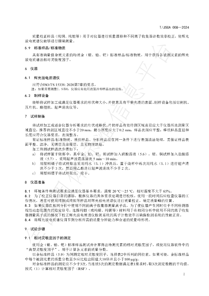 T/JSGA 008-2024 标准预览