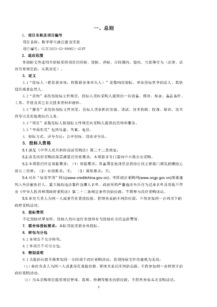 数字孪生漓江建设项目招标文件-审定_第10页