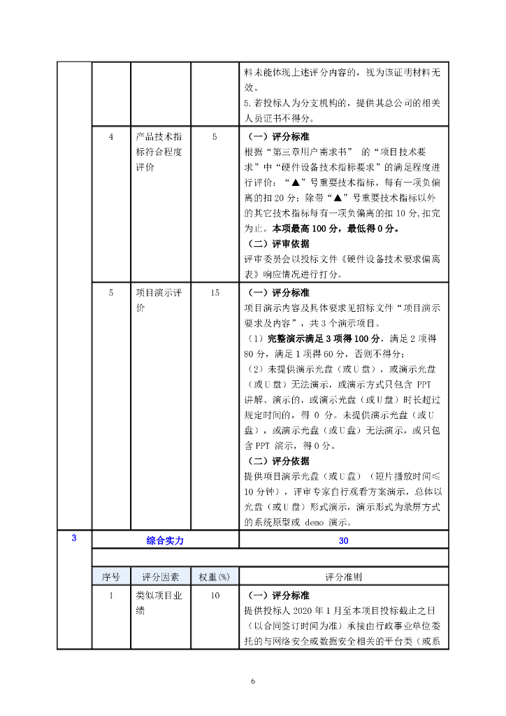数字安全-深圳南山智能一体化网络安全中枢平台建设项目招标文件_第6页